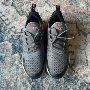 Nike Air 270 Gray and Pink Athletic Shoes